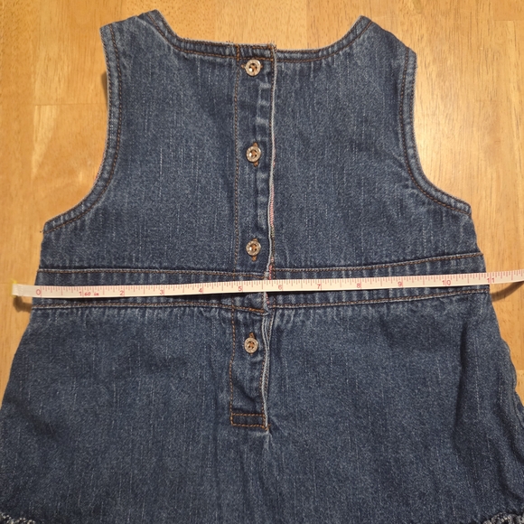 Faded Glory Kids Floral Denim Dress Size 2T - Picture 8 of 9